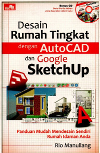 Desain rumah tingkat dengan autocad dan google sketchup