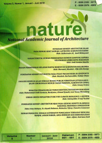 Nature (National Academic Journal of Architecture)